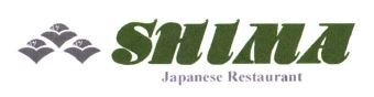 Trademark SHIMA JAPANESE RESTAURANT + LOGO