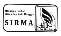 Trademark SIRMA MINUMAN HERBAL SIRSAK dan KULIT MANGGIS + LOGO