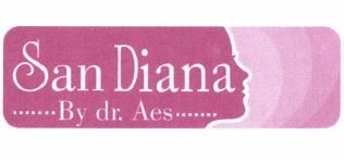 Trademark SAN DIANA BY DR.AES + LUKISAN / logo wajah wanita