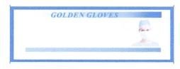 Trademark GOLDEN GLOVES + LOGO