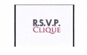 Trademark RSVP CLIQUE