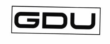 Trademark GDU + LOGO