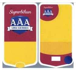 Trademark SUPERBIHUN AAA LIMA SAUDARA + LOGO