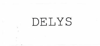 Trademark DELYS