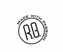 Trademark MADE WITH PASSION + LOGO R.B.