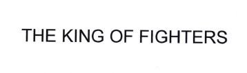 Trademark THE KING OF FIGHTERS