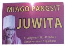 Trademark MIAGO PANGSIT JUWITA + LUKISAN