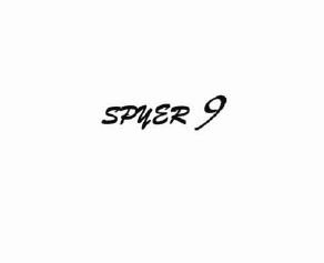 Trademark SPYER 9