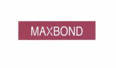 Trademark MAXBOND + LOGO