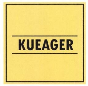 Trademark KUEAGER