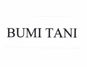 Trademark BUMI TANI