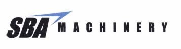 Trademark SBA MACHINERY + LOGO