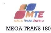 Trademark MEGA TRANS ENERGI MTE MEGA TRANS 180 + LOGO