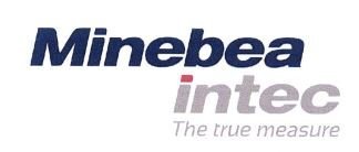 Trademark MINEBEA INTEC THE TRUE MEASURE