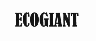 Trademark ECOGIANT