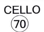 Trademark CELLO 70 + LOGO