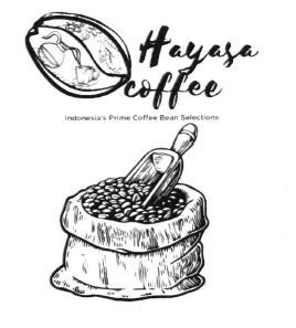 Trademark HAYASA COFFEE Indonesia's Prime Coffee Bean Selections & LOGO