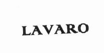 Trademark LAVARO