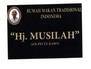 Trademark RUMAH MAKAN TRADISIONAL INDONESIA HJ.MUSILAH PECEL KAWI + LOGO