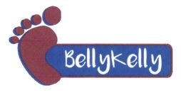 Trademark BELLYKELLY + LOGO TELAPAK KAKI