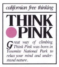 Trademark THINK PINK CALIFORNIAN FREE THINKING