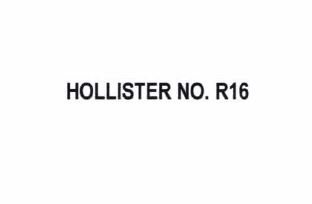 Trademark HOLLISTER NO. R16