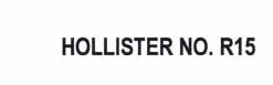 Trademark HOLLISTER NO. R15 + LOGO