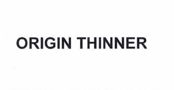 Trademark ORIGIN THINNER