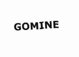 Trademark GOMINE