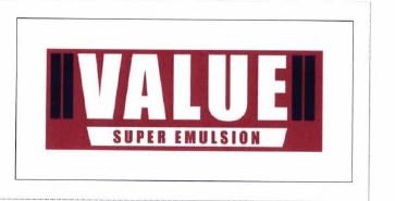 Trademark VALUE SUPER EMULSION