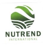 Trademark NUTREND INTERNATIONAL + LOGO