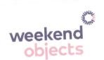 Trademark WEEKEND OBJECTS + LOGO