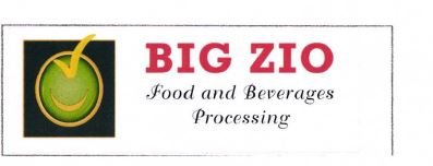 Trademark BIG ZIO FOOD AND BEVERAGES PROCESSING