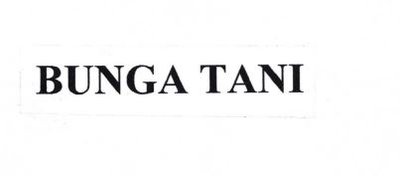 Trademark BUNGA TANI