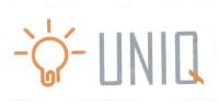 Trademark UNIQ + LOGO