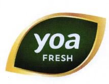 Trademark YOA FRESH + LOGO