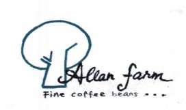 Trademark ALLAN FARM Fine coffee beans + LOGO