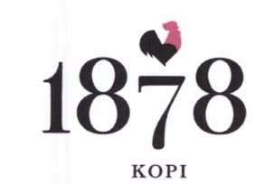 Trademark KOPI 1878 + Logo