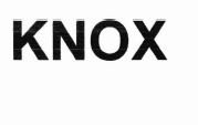 Trademark KNOX