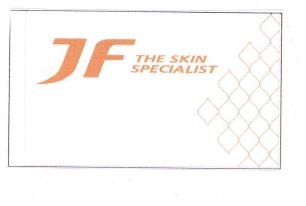 Trademark JF THE SKIN SPECIALIST