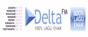 Trademark DELTA FM 100% LAGU ENAK