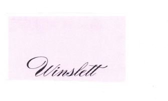 Trademark WINSLETT