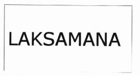 Trademark LAKSAMANA