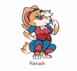 Trademark HARUSH + LOGO