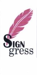 Trademark SIGN GRESS + LOGO