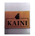 Trademark KAINI + LOGO