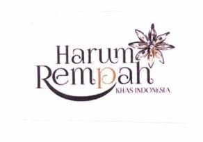 Trademark HARUM REMPAH KHAS INDONESIA + LOGO