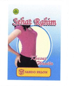 Trademark SEHAT RAHIM KHUSUS WANITA SABDO PALON +LOGO