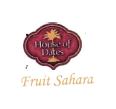 Trademark FRUIT SAHARA HOUSE OF DATES + LOGO