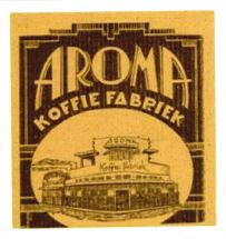 Trademark AROMA KOFFIE FABRIEK + LUKISAN